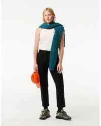Lacoste - Fit Stretch Cotton Chinos - Lyst