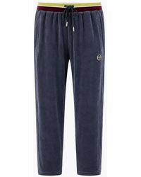 Sergio Tacchini - Sartori Velour Track Pant Joggers Turbulence - Lyst