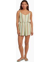 O'neill Sportswear - Thin Strap Buttoned Romper - Lyst