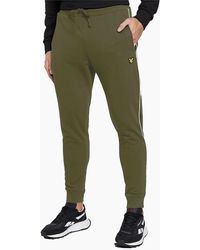 Lyle & Scott - Lyle & Scott Jogger Fleece Bottom Sweatpants Trouser Contrast Piping - Lyst