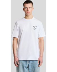 Lyle & Scott - Back Print Graphic T-Shirt - Lyst