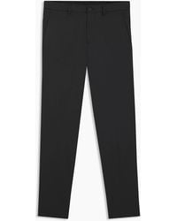 BOSS - Phoenix Slim Solid Patterned Trousers - Lyst
