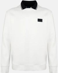 Paul & Shark - Xsoft Cotton Knitted Collar Ls Polo - Lyst