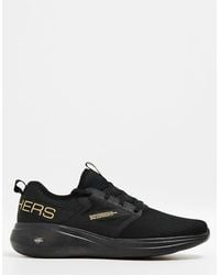 Skechers - Go Run Fast Lace Up Low Top Sneakers - Lyst