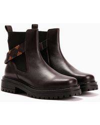 Osprey - London The Guildford Chelsea Leather Chocolate Boots - Lyst