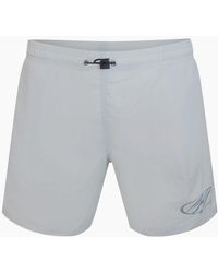 Philipp Plein - Plein Sport Monotone Logo Medium Boardshort Swim Shorts - Lyst