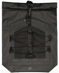 C.P. Company - Metropolis Rubber Reps Rolled Backpack - Lyst