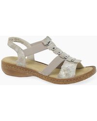 Rieker - Trim Sling Back Sandals - Lyst