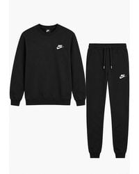 Nike - Clubfleece Crewneck Full Tracksuit Set - Lyst