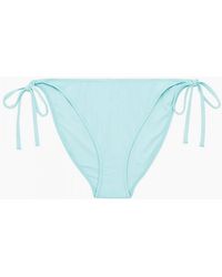 Calvin Klein - Ck One Side Tie Swimwear Bikini Bottom, Soft - Lyst