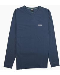 BOSS - Small Logo Long Sleeve Togn 410 - Lyst