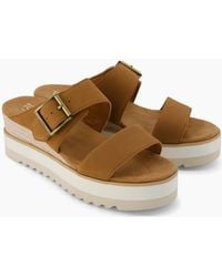 TOMS - Diana Open Toe Platform Sandals - Lyst