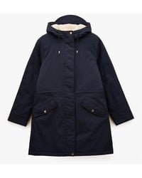 Joules - Portwell Waterproof Hoodie Raincoat With Adjustable Waist - Lyst