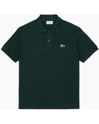 Lacoste - Polo Shirts Classic Fit Landscape Crocodile Pique Golf Polo Shirt - Lyst