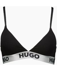 BOSS - Sporty Logo Triangle Bra - Lyst