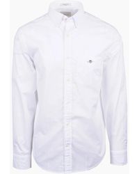 GANT - Reg Poplin Shirt - Lyst