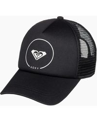 Roxy - Truckin Mesh Trucker Baseball Cap - Lyst