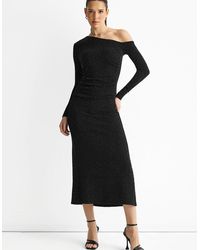 Gini London - Hot Fix Studded Jersey Midi Dress - Lyst