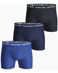 Björn Borg - 3-Pack Classic Logo Boxer Trunks, Mix - Lyst
