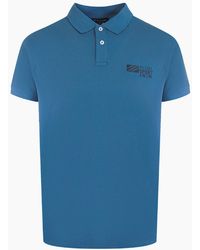 Philipp Plein - Plein Sport Classic Logo Stretch Light Polo Shirt - Lyst