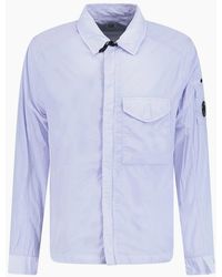 C.P. Company - Lens Chrome Zip-Up Jacket Lilac - Lyst