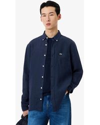 Lacoste - Regular-fit Long-sleeve Shirt - Lyst
