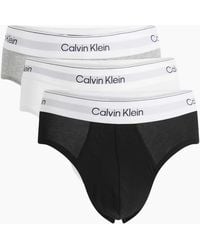 Calvin Klein - 3-Pack Icon Cotton Stretch Briefs - Lyst