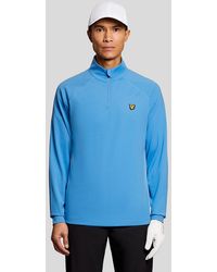 Lyle & Scott - Mesh Panelled Midlayer - Lyst