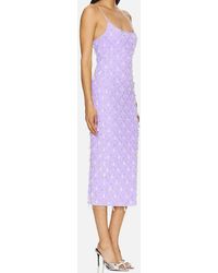 Oceanus - Calliope Luxury Crystal Maxi Party Dress Multi Colour - Lyst