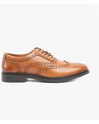 Hush Puppies - Santiago Leather Oxford Brogue Shoes - Lyst