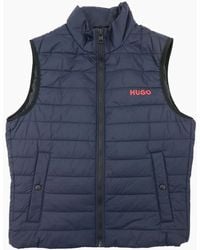 BOSS - Hugo Bentino2221 Padded Gilet Dark 405 - Lyst