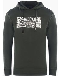 Roberto Cavalli - Cavalli Class Zebra Print Logo Hoodie - Lyst