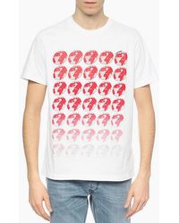 DIESEL - T Joe Sc T Shirt Crew Neck Regular Slim Fit Casual Summer Cotton Tee - Lyst