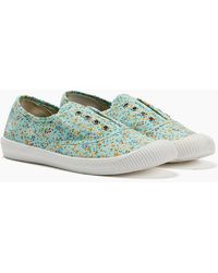 Original Penguin - Penguin Anita Canvas Sage Floral Pumps - Lyst