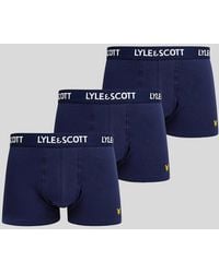 Lyle & Scott - 3 Pack Basic Core Trunks - Lyst