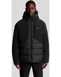 Lyle & Scott - Sports Hybrid Puffer Jacket - Lyst