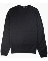 BOSS - Bargritte-B V Neck Knitted Jumper - Lyst