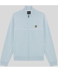 Lyle & Scott - Lyle & Scott Piped Full Zip Track Top - Lyst
