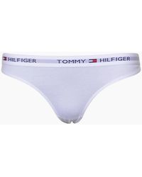 Tommy Hilfiger - Iconic Cotton Thong - Lyst