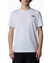 The North Face - Redbox T Shirt Regular Fit Crew Neck Ss Summer Graphic Tee - Lyst