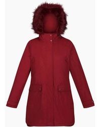 Regatta - Ladies Sabinka Faux Fur Trim Parka - Lyst