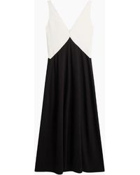 Ted Baker - Sucre Contrast Paneling Midi Dress - Lyst