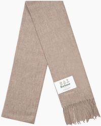 Barbour - Plain Lambswool Scarf - Lyst
