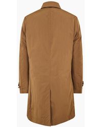 BOSS - Solid Patterned Over Coat With Side Pocket - Lyst