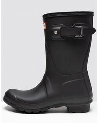 HUNTER - Original Short Wellies - Lyst