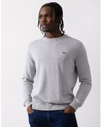 Lacoste - Organic Cotton Crew Neck Sweater - Lyst