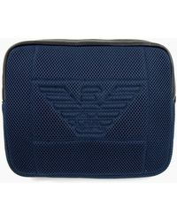 Emporio Armani - Small Mesh Eagle Briefcase Bag - Lyst