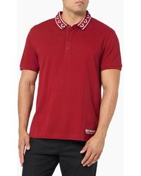 TRUE RELIGION - Polo Shirt Relaxed Fit Branded Collar Ss Pique Polo Shirts - Lyst