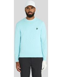 Lyle & Scott - Eagle Cotton Blend Crew Neck Sweatshirt - Lyst