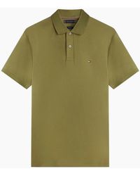 Tommy Hilfiger - Liquid Cotton Reg Polo Msx Dark Artichoke - Lyst